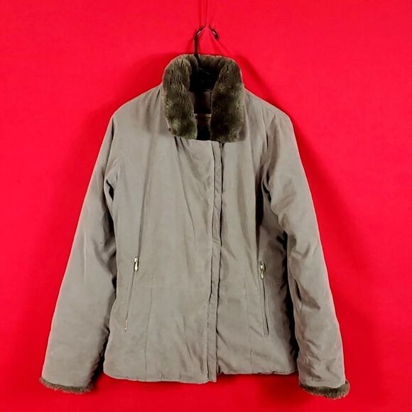 OBERMEYER GRENOBLE VINTAGE COAT Green Womens Size‎ 6 Ski Snow - Picture 1 of 12